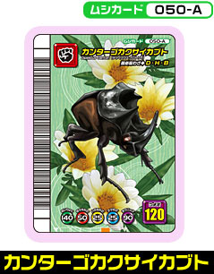 ムシカード 050A カンターゴカクサイカブト